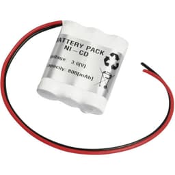 Emmerich 36AA800R Nødlampebatteri Kabel 3.6 V 800 mAh