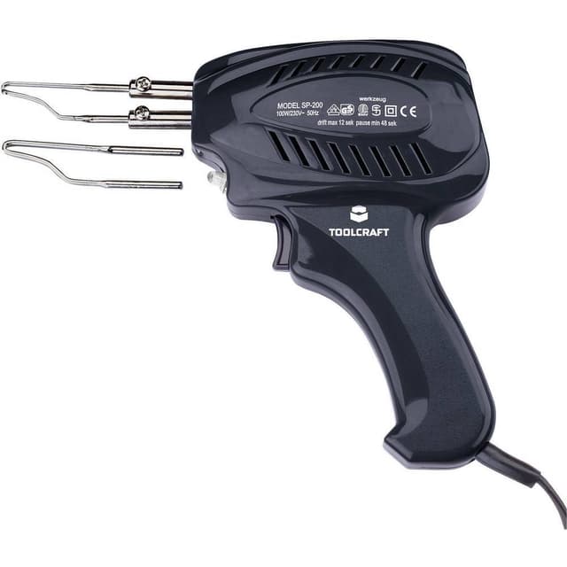 TOOLCRAFT Lödpistol 230 V 100 W Platt