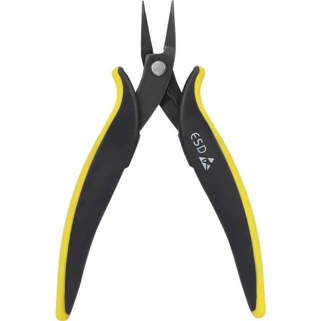ESD Rundtång Rak 144 mm TOOLCRAFT 1555058