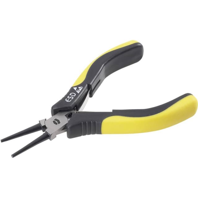 ESD Rundtång Rak 130 mm TOOLCRAFT 820718