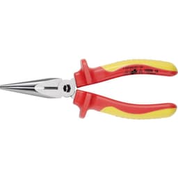 VDE Flat rundtång Rak 160 mm TOOLCRAFT TO-6448056