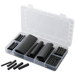 TRU COMPONENTS 1566305 Krympeslangesortiment Sort