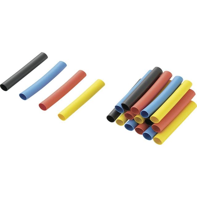TRU COMPONENTS 1571320 Krympeslangesortiment Flerfarvet