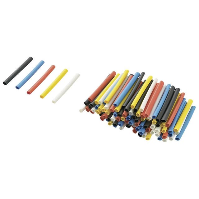 TRU COMPONENTS 1571319 Krympeslangesortiment Flerfarvet