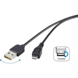 Renkforce USB-kabel USB 2.0 USB-A-hanstik,