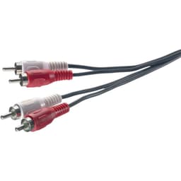SpeaKa Professional RCA Audio Anslutningskabel [2x