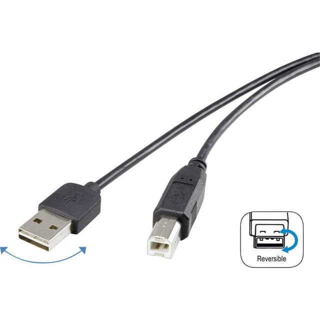 Renkforce USB-kabel USB 2.0 USB-A-hanstik,