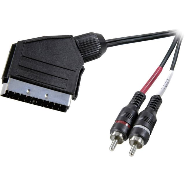 SpeaKa Professional SCART / RCA Audio Anslutningskabel