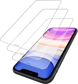 Skjermbeskytter iPhone 11 Herdet glass 3-pakke