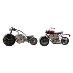 Stalinis laikrodis DKD Home Decor Moottoripyörä Akryyli Rauta (2 pcs) (36 x 14.5 x 20 cm)