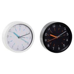 Stalinis laikrodis DKD Home Decor Herätyskello PVC (2 pcs) (11.5 x 4.2 x 11.5 cm)