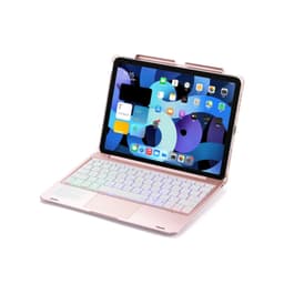 iPad Air 4 10.9 "/ iPad Pro 11" Bluetooth-tastatur med etui / cover pink