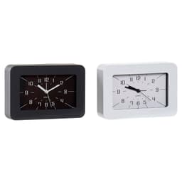 Pöytäkello DKD Home Decor Vekkerklokke PVC (2 pcs) (18 x 5 x 12.5 cm)