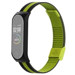 Metallarmbånd til Xiaomi Mi Band 4 / 3 Svart & Grønn