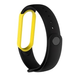 Silikonarmband till Xiaomi Mi Band 5 Svart & Gul