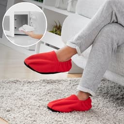 InnovaGoods Värmande Tofflor Röd