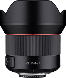 Samyang 14mm f/2,8 F vidvinkelobjektiv til Nikon