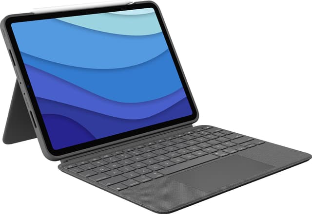 Logitech Combo Touch tastaturdeksel for iPad Pro 12.9 (grå)