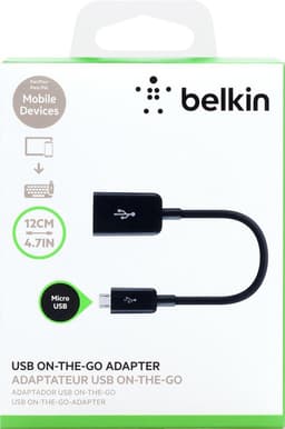 Belkin On-the-Go Micro USB-USB-A adapteri