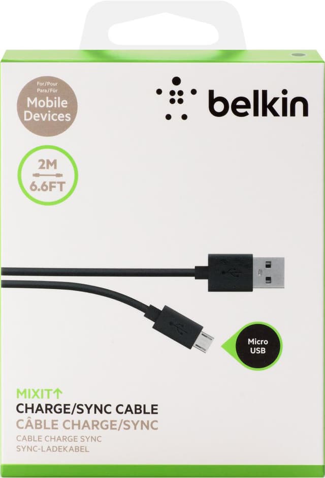 Belkin USB-A til Micro USB kabel (2 m)