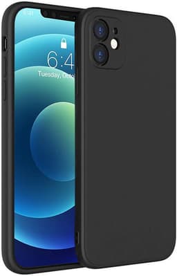 iPhone 12-deksel Myk TPU Svart