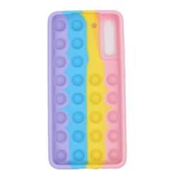 Samsung Galaxy S21 Plus Deksel Fidget Bubbles Rosa / Gul / Blå / Lilla