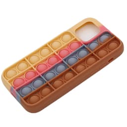 IPhone 12 / iPhone 12 Pro kuori Fidget-kuplat Keltainen / Vaaleanpunainen / Harmaa / Ruskea