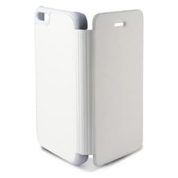 Folio-fodral för mobil iPhone 5C KSIX Slim Vit