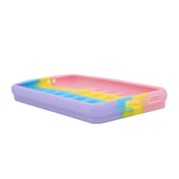 Samsung Galaxy S21 Cover Fidget Bubbles Vaaleanpunainen / keltainen / sininen / violetti