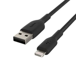Belkin CAA002BT3MBK, 3 m, Lightning, USB A, Hanstik, Hanstik, Sort