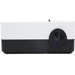 Mini-projektor med fjernbetjening, lyd og HDMI-kabel Hvid / sort