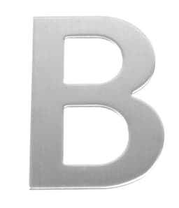 Husbokstav B - rostfritt stål