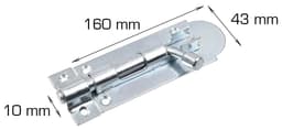 Skjutregel - 160 mm