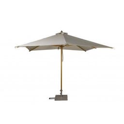 Parasoll kvadratiskt 300x270 cm naxos - trä / ljusbeige