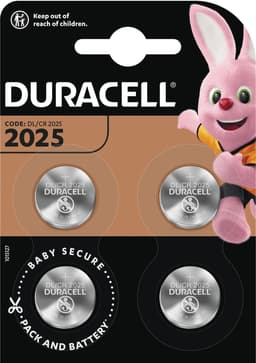 Duracell CR2025 batterier DUR20254P (4 st)