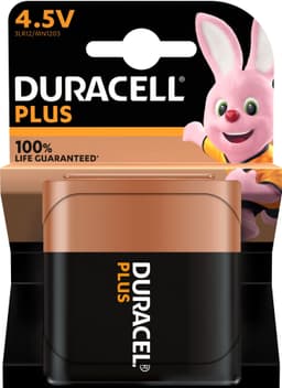 Duracell Plus Power 4,5 V paristo (1 kpl)