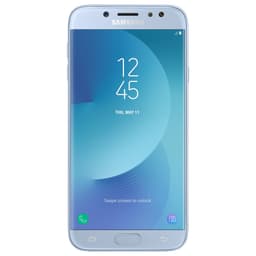 Samsung Galaxy J7 2017 smarttelefon (sølvblå)