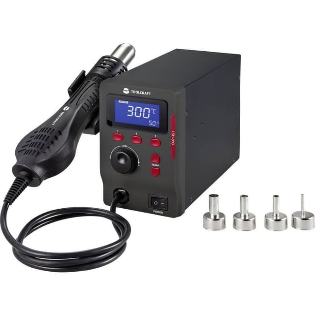 TOOLCRAFT LSH-880 Varmluftsstation digital 800 W 100 -