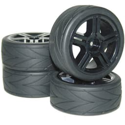 Reely 1:10 Vejmodel Komplette hjul High Grip Arrow 10
