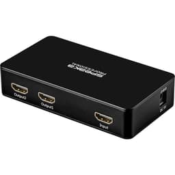 SpeaKa Professional HSP460-12 2 Port HDMI-Splitter Ultra HD-kapabel 3840 x 2160 pixel Svart