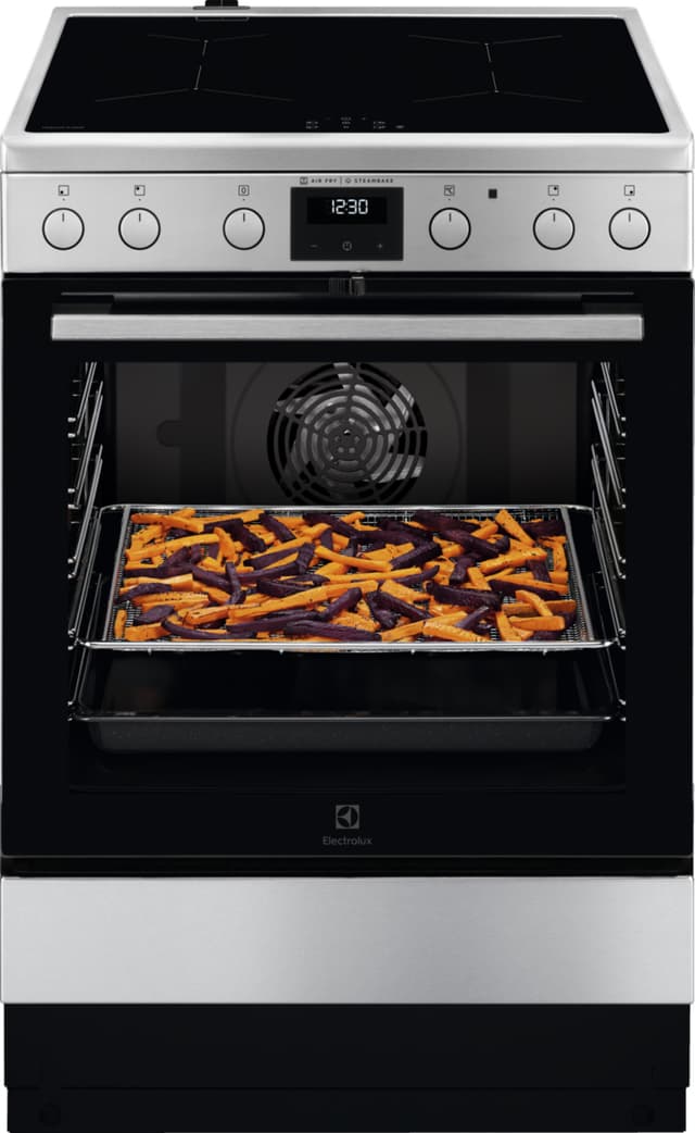 Electrolux komfyr LKI66441NX (rustfritt stål)
