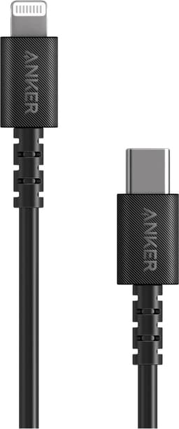 Anker USB-C til Lightning kabel 1,8m (sort)