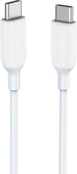 Anker PowerLine III USB-C - USB-C 2.0 kaapeli 1,8 m (valkoinen)