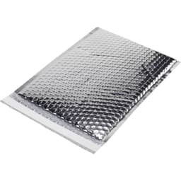 Boblekuvert (B x H) 173 mm x 254 mm Sølv Plastic