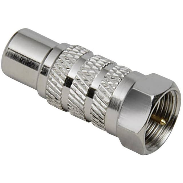 RCA-adapter RCA-hona - F-kontakt hane TRU COMPONENTS 1