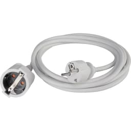 Basetech 1593779 Ström Förlängningskabel 16 A Vit 3.00