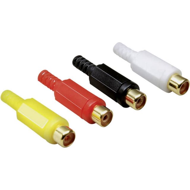 TRU COMPONENTS TC-2501073 RCA-kontakter Koppling rak