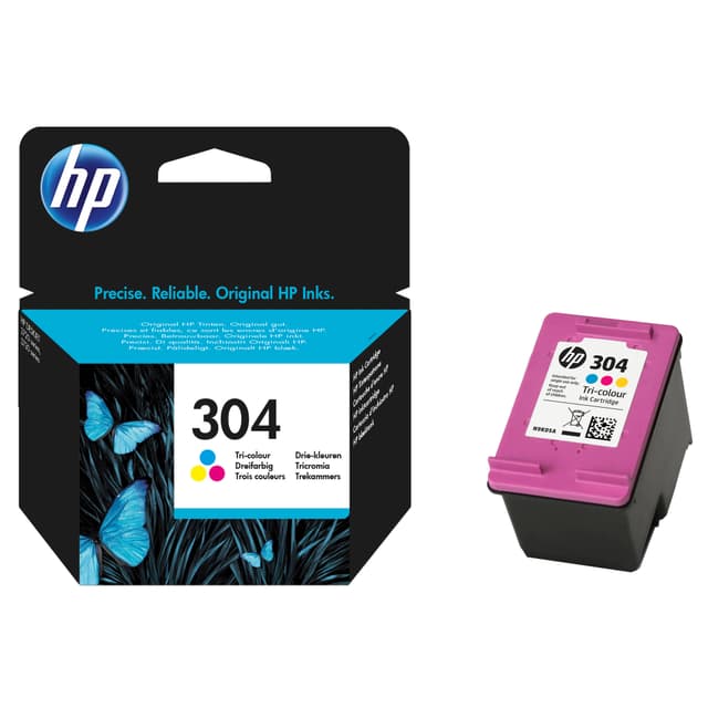 HP bläckpatron 304 Cyan Magenta Gul