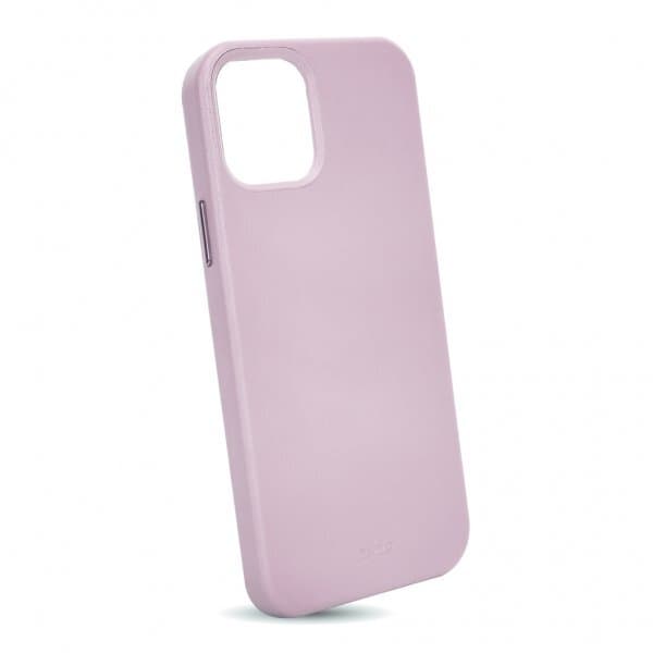 Puro iPhone 12/iPhone 12 Pro Skal SKY Leather Look Rose