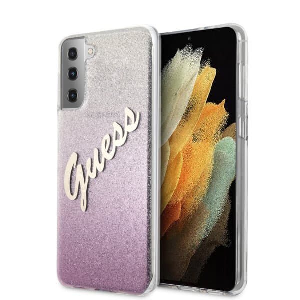 Guess Samsung Galaxy S21 Plus Skal Vintage Rosa